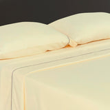 Juego de Sabanas Básicos Amarillo Para Cama Semidoble 120 X 190 Cm Fondo Entero - SABANAS | Bylmo