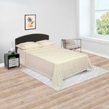 Juego de Sabanas Básicos Crema Para Cama Semidoble 120 X 190 Cm Fondo Entero - SABANAS | Bylmo