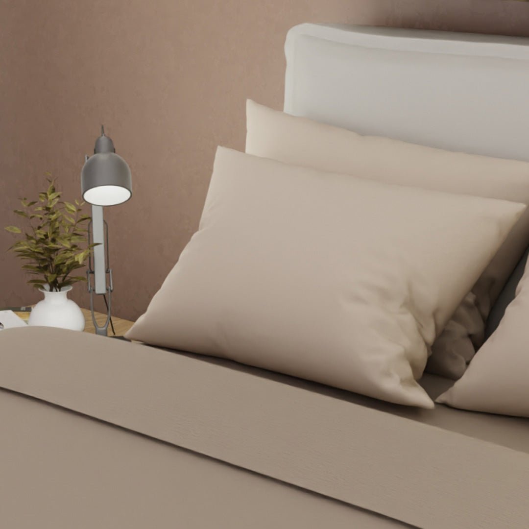 Juego de Sabanas My House Crema Para Cama Doble 140 X 190 Cm Fondo Entero - SABANAS | Bylmo