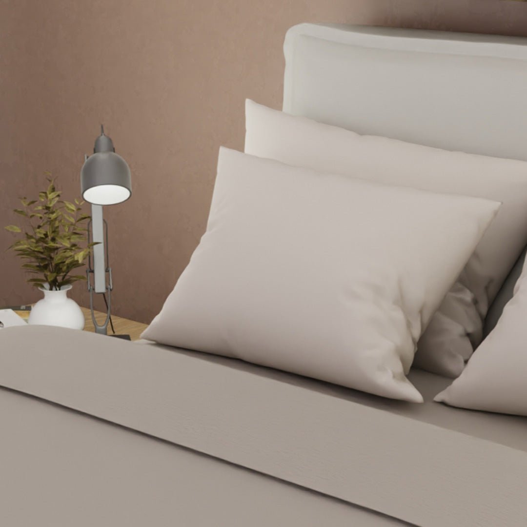Juego de Sabanas My House Beige Para Cama Doble 140 X 190 Cm Fondo Entero - SABANAS | Bylmo