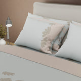 Juego de Sabanas Style 4 Gris Para Cama King 200 X 200 Cm de Hojas - SABANAS | Bylmo