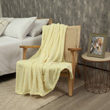 Cobija Comfortsoft Amarillo 180x200cm Fondo Entero - COBIJAS Y MANTAS | Bylmo
