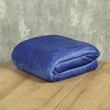 Cobija Piel de Durazno Soft Azul Rey 180x200cm Fondo Entero - COBIJAS Y MANTAS | Bylmo