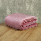 Cobija Piel de Durazno Soft Rosado 180x200cm Fondo Entero - COBIJAS Y MANTAS | Bylmo