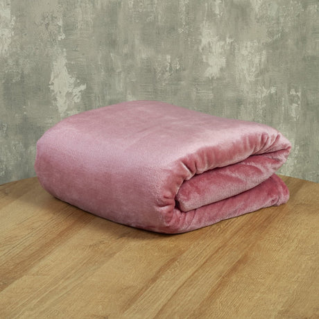 Cobija Piel de Durazno Soft Rosado 180x200cm Fondo Entero - COBIJAS Y MANTAS | Bylmo