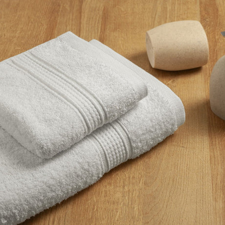 Toalla de Cuerpo Senda Blanco 70x140cm Fondo Entero Extrasuave - TOALLAS | Bylmo