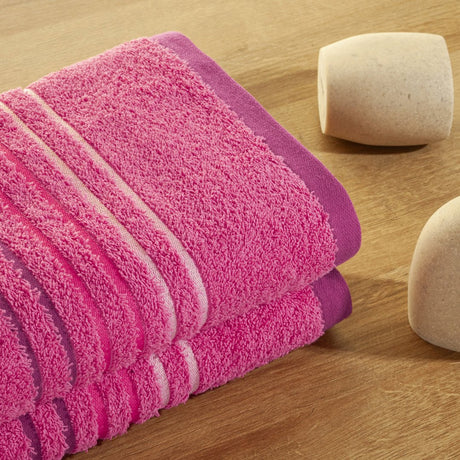 Toalla de Cuerpo Mediterráneo Fucsia 70x130cm Fondo Entero Extrasuave - TOALLAS | Bylmo
