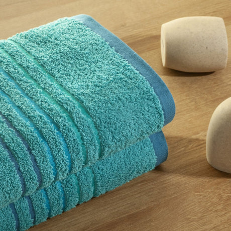 Toalla de Manos Mediterráneo Azul 40x70cm Fondo Entero Extrasuave - TOALLAS | Bylmo