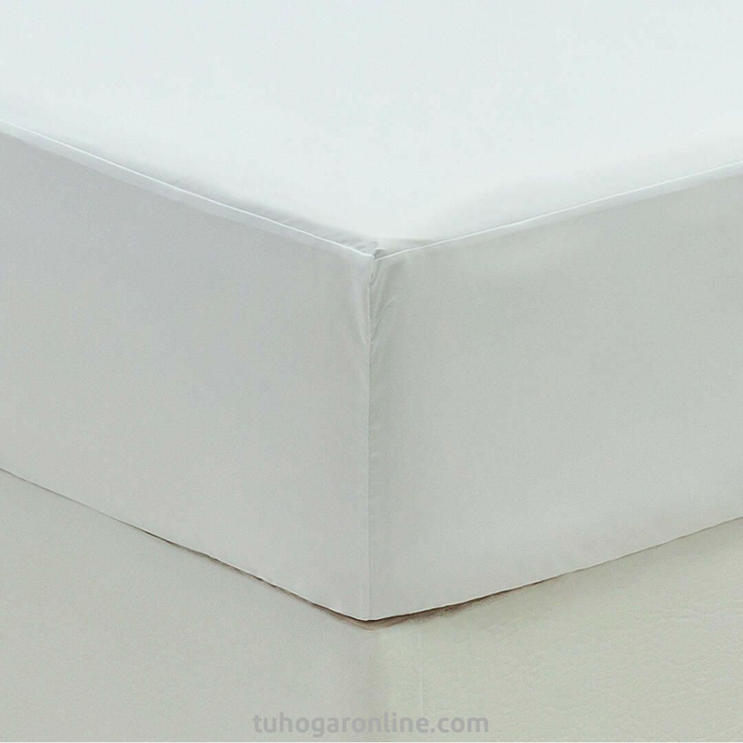 Protector de Colchón Blanco para Cama Queen 160 X 190 Cm Antifluido - PROTECTORES DE COLCHON | Bylmo