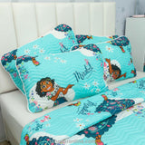 Cubrelecho Azul para Cama Doble 140 X 190 Cm de Encanto - TENDIDOS Y CUBRELECHOS | Bylmo