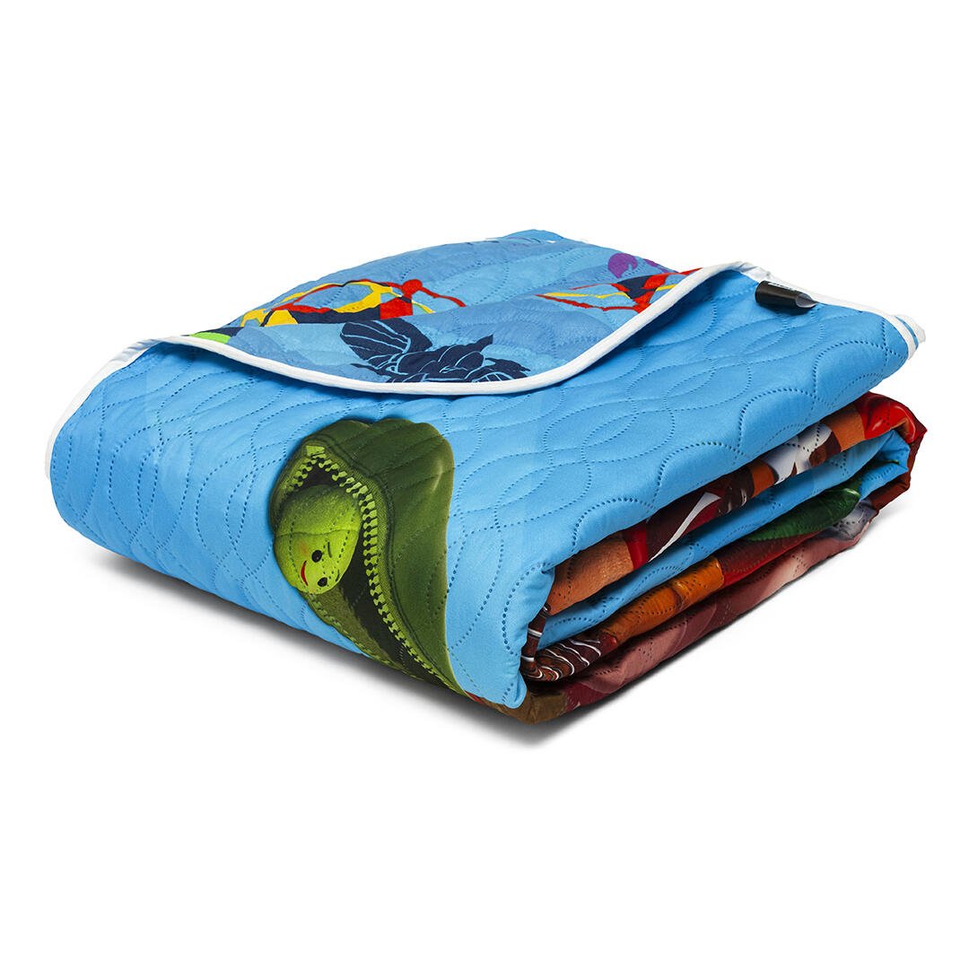 Cubrelecho Azul para Cama Semidoble 120 X 190 Cm de Toy Story - TENDIDOS Y CUBRELECHOS | Bylmo