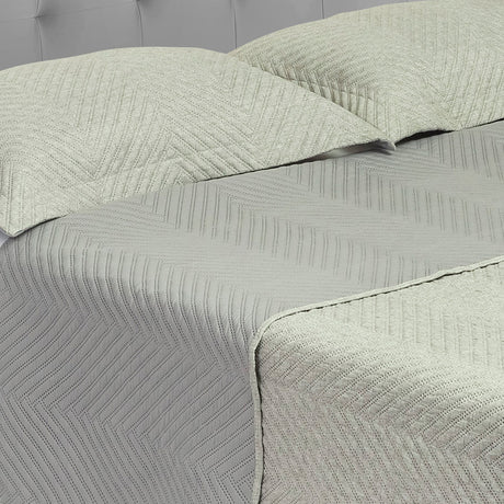 Tendido Kyoto Gris para Cama King 200 X 200 Cm Fondo Entero - TENDIDOS Y CUBRELECHOS | Bylmo