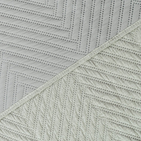 Tendido Kyoto Gris para Cama King 200 X 200 Cm Fondo Entero - TENDIDOS Y CUBRELECHOS | Bylmo