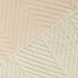 Tendido Kyoto Beige para Cama Doble 140 X 190 Cm Fondo Entero - TENDIDOS Y CUBRELECHOS | Bylmo