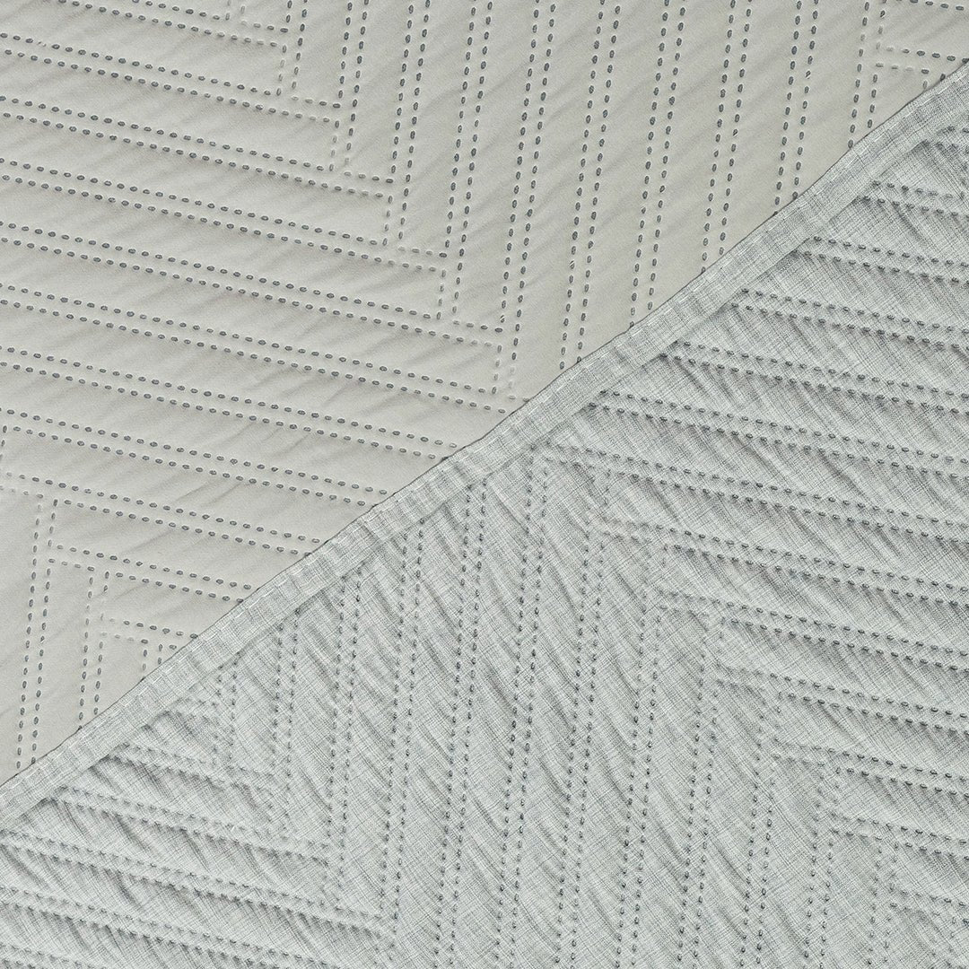 Tendido Kyoto Azul Grisaceo para Cama King 200 X 200 Cm Fondo Entero - TENDIDOS Y CUBRELECHOS | Bylmo