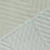 Tendido Kyoto Verde grisáceo para Cama King 200 X 200 Cm Fondo Entero - TENDIDOS Y CUBRELECHOS | Bylmo