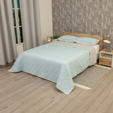Cubrelecho Termosellado Cotton Sense Azul para Cama King 200 X 200 Cm Fondo Entero - TENDIDOS Y CUBRELECHOS | Bylmo