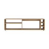 Rack de TV Suxta Fresno 160x45.4cm para TV Hasta 60" Pulgadas con Cinco Compartimientos - MUEBLES DE TV | Bylmo
