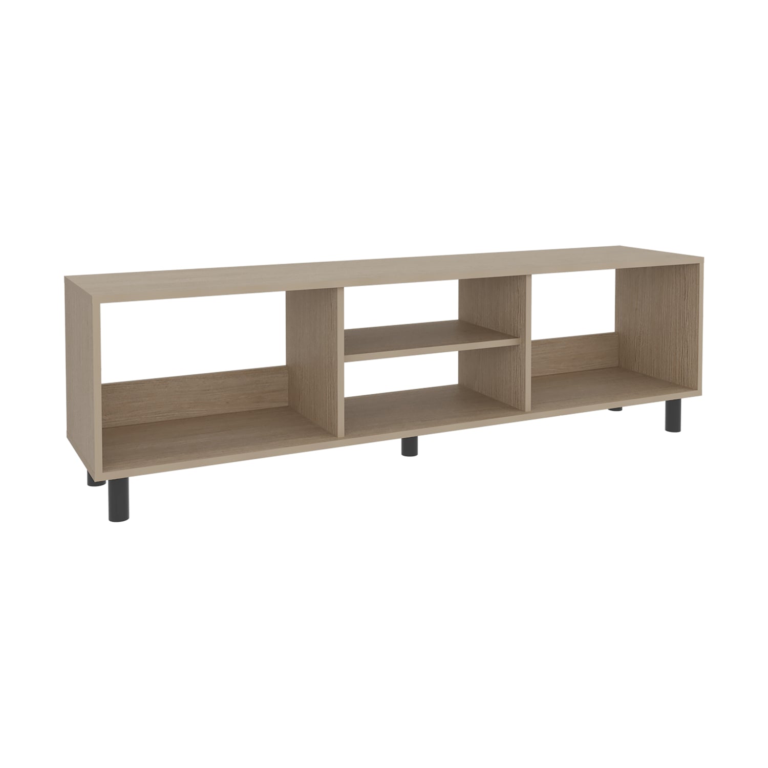 Rack de TV Tunez Cartagena 160x47.5cm para TV Hasta 70" Pulgadas con Tres Compartimientos - MUEBLES DE TV | Bylmo