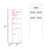 Ahorrador de Espacio para Baño Duo Cartagena 63.2x160.8cm con Tres Entrepaños - OTROS MUEBLES PARA BANHO | Bylmo