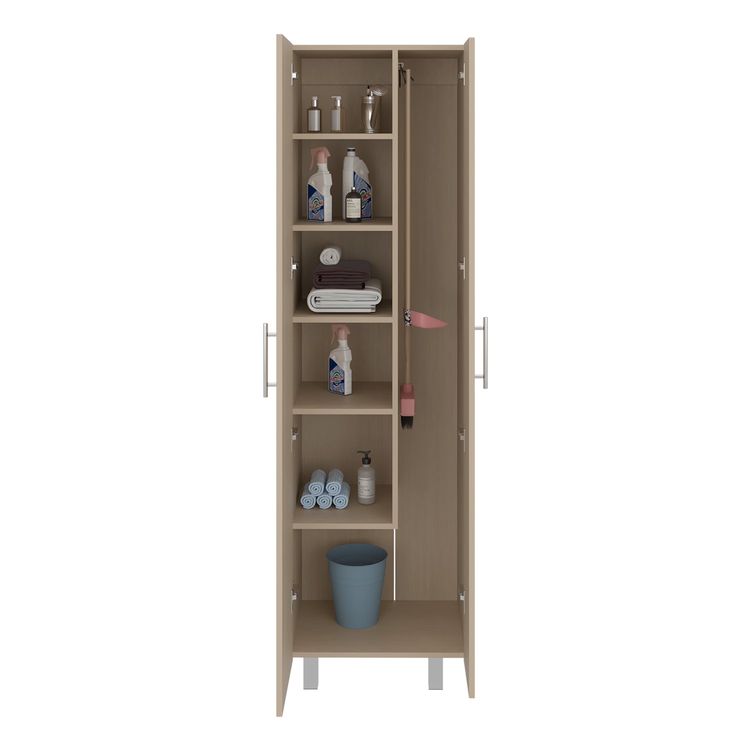 Mueble de Aseo Nala Cartagena 51.2x181.1cm para Organizar con Dos Puertas - MUEBLES DE ASEO Y ROPAS | Bylmo