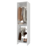 Closet Eco Kronos 55.8x213.4cm con Dos Compartimientos y sin Puertas - CLOSETS | Bylmo