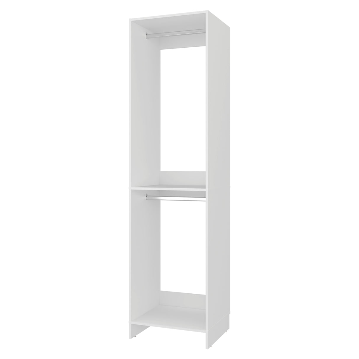 Closet Eco Kronos 55.8x213.4cm con Dos Compartimientos y sin Puertas - CLOSETS | Bylmo
