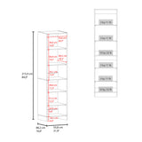 Closet Eco Kronos 55.8x213.4cm con Seis Compartimientos y sin Puertas - CLOSETS | Bylmo