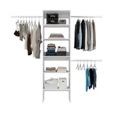 Closet Selt Kronos 63.6x210.1cm con Cinco Compartimientos y sin Puertas - CLOSETS | Bylmo