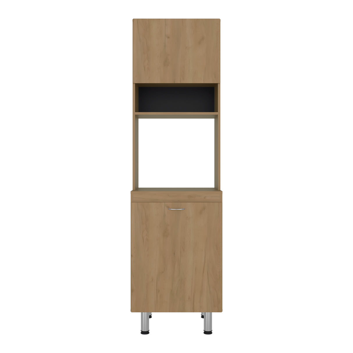 Alacena Austin Kronos y Fresno 55.3x195cm con Dos Puertas - ALACENAS Y MUEBLES MICROONDAS | Bylmo