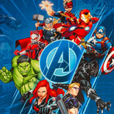 Juego de Sábanas Infantil Core Disney Azul Oscuro y Blanco para Cama Semidoble 120 X 190 Cm de Avengers - SABANAS | Bylmo