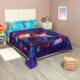 Juego de Sábanas Infantil Core Disney Azul Oscuro y Azul Claro para Cama Sencilla 100 X 190 Cm de Encanto - SABANAS | Bylmo