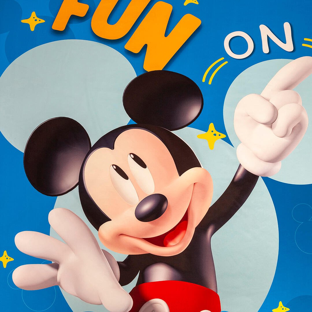 Juego de Sábanas Infantil Core Disney Azul y Multicolor para Cama Semidoble 120 X 190 Cm de Mickey - SABANAS | Bylmo
