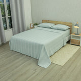 Juego de Sábanas Equilibrio Verde Esmeralda para Cama Queen 160 X 190 Cm Fondo Entero - SABANAS | Bylmo
