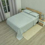 Juego de Sábanas Equilibrio Verde Esmeralda para Cama King 200 X 200 Cm Fondo Entero - SABANAS | Bylmo