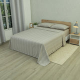 Juego de Sábanas Equilibrio Gris Piedra para Cama Queen 160 X 190 Cm Fondo Entero - SABANAS | Bylmo