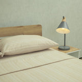 Juego de Sábanas Equilibrio Beige Claro para Cama Queen 160 X 190 Cm Fondo Entero - SABANAS | Bylmo