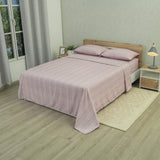 Juego de Sábanas Equilibrio Vino Suave para Cama Doble 140 X 190 Cm Fondo Entero - SABANAS | Bylmo