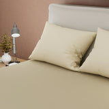 Sábana Ajustable Básica Amarillo para Cama Semidoble 120 X 190 Cm Fondo Entero - SABANAS | Bylmo