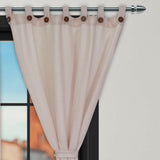 Cortina Ramia Ancestral Rosado 220x270cm Fondo Entero - CORTINAS TRADICIONALES | Bylmo