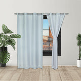 Cortina Ramia Gris 220x270cm Fondo Entero - CORTINAS TRADICIONALES | Bylmo