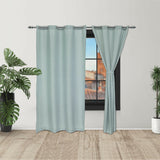 Cortina Ramia Gris Azul 220x270cm Fondo Entero - CORTINAS TRADICIONALES | Bylmo