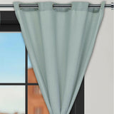 Cortina Ramia Gris Azul 220x270cm Fondo Entero - CORTINAS TRADICIONALES | Bylmo
