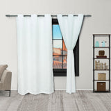 Cortina Yacar Blanco 220x270cm de Figuras - CORTINAS TRADICIONALES | Bylmo