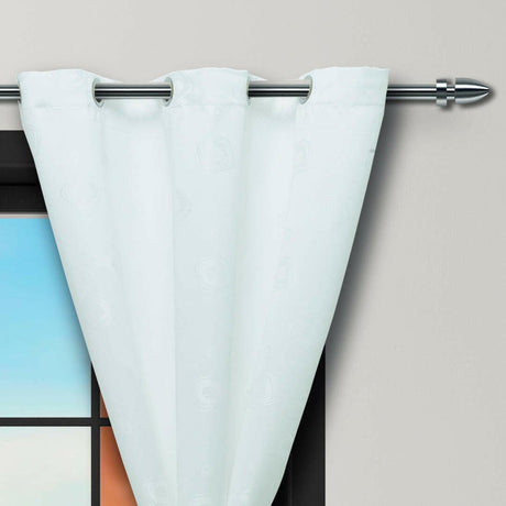 Cortina Yacar Blanco 220x270cm de Figuras - CORTINAS TRADICIONALES | Bylmo