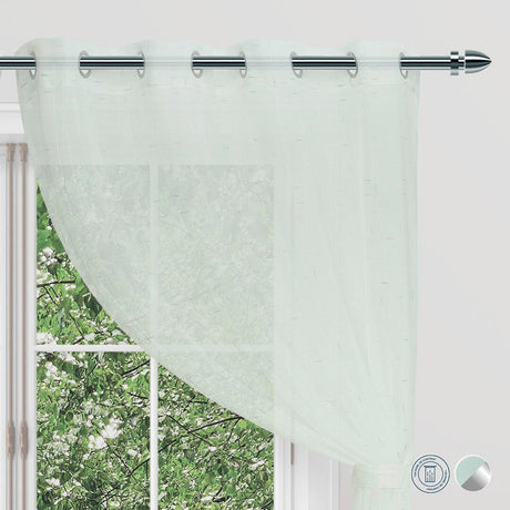 Cortina Velo Charm Gris 135x220cm de Lineas - VELOS | Bylmo