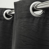 Cortina Blackout Baltica Negro 260x220cm Fondo Entero - BLACKOUTS | Bylmo