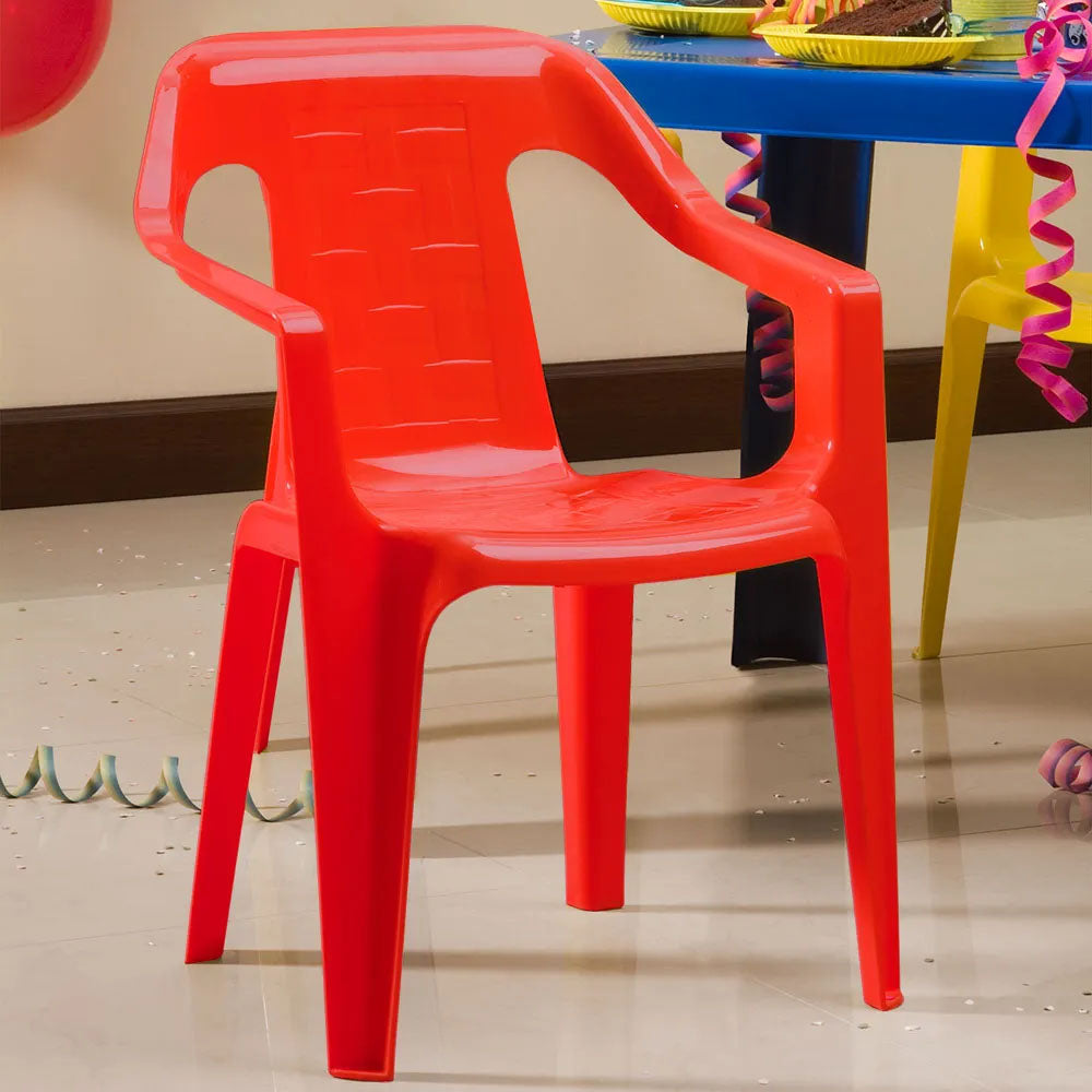 Combo Mesa Infantil Rimax Azul y Rojo 70.7x50.7cm Cuadrado con Dos Sillas - MESAS AUXILIARES | Bylmo