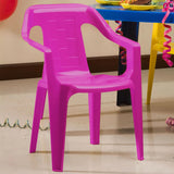 Combo Mesa Infantil Rimax Rosado Fuerte 70.7x50.7cm Cuadrado con Dos Sillas - MESAS AUXILIARES | Bylmo
