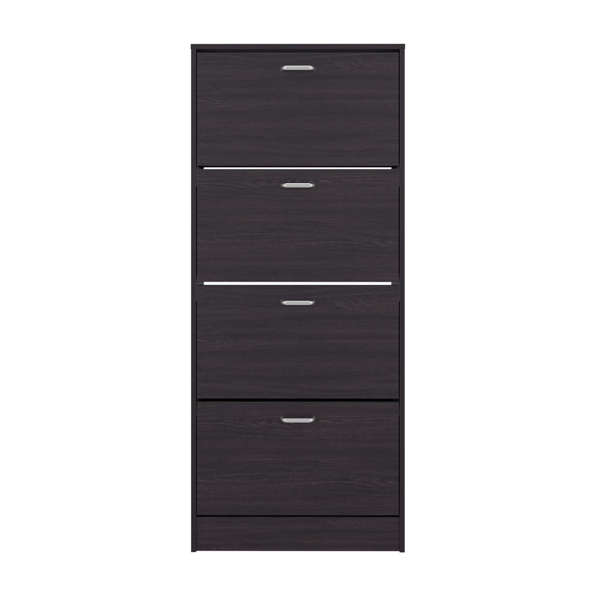 Zapatero Inola Wengue 63x175cm Vertical de Cuatro Niveles con Cuatro Puertas - ZAPATEROS | Bylmo
